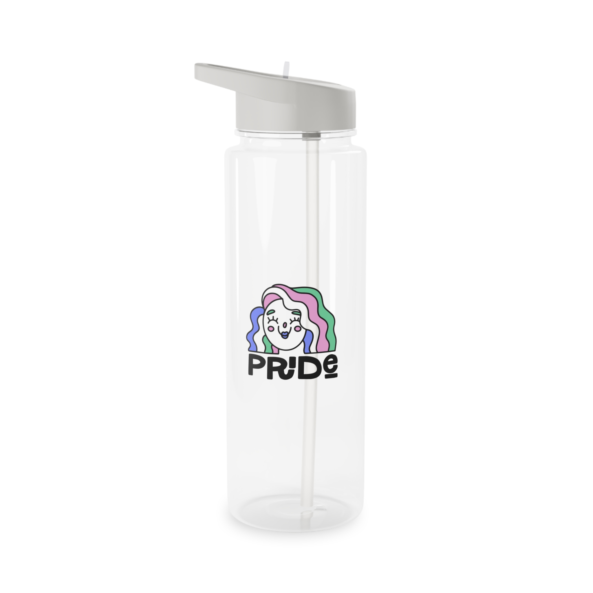 Pride Day Lettering Quote Concept Tritan Water Bottle - Image 5
