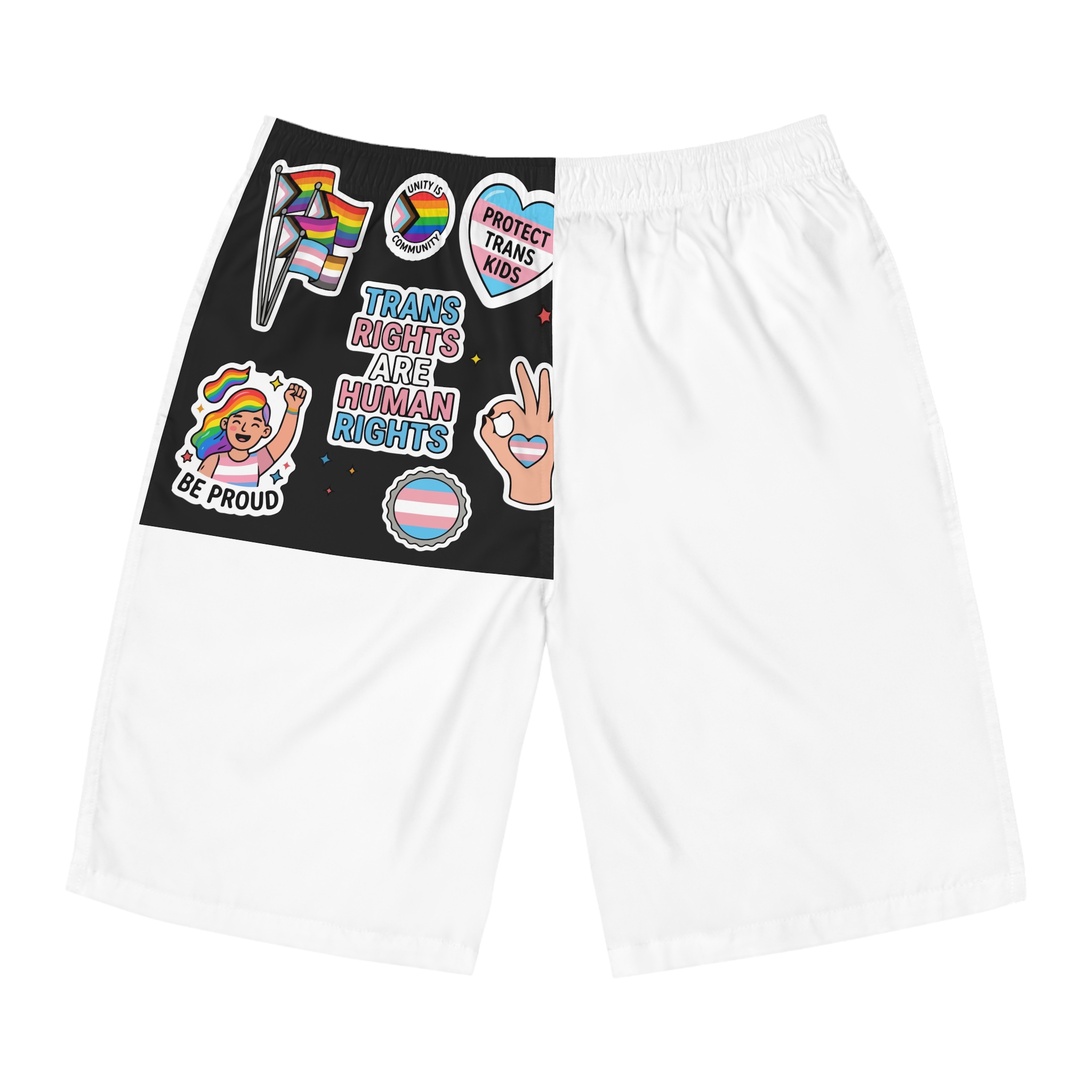 Lesbian Pride Design 33FA21 Mens Board Shorts Aop