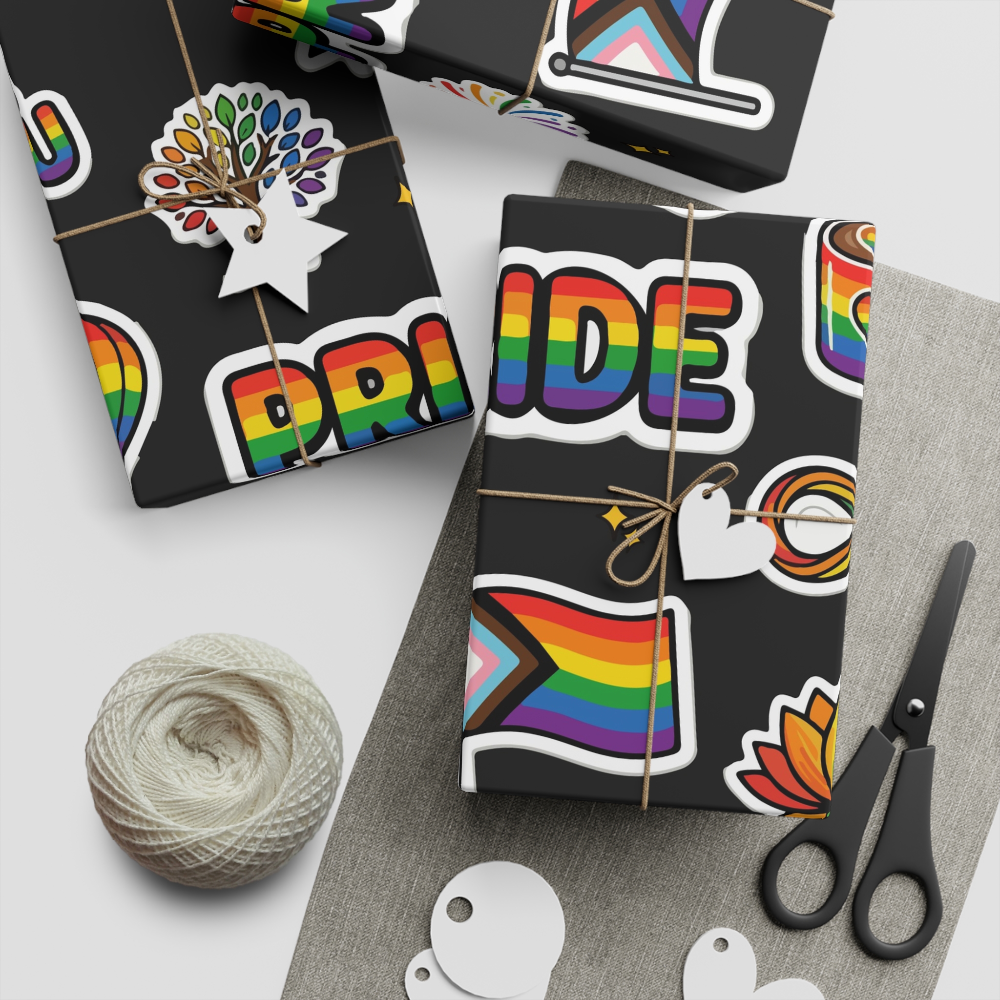 Lesbian Pride Design 20D8BE Gift Wrapping Paper Sheets 1pc - Image 2