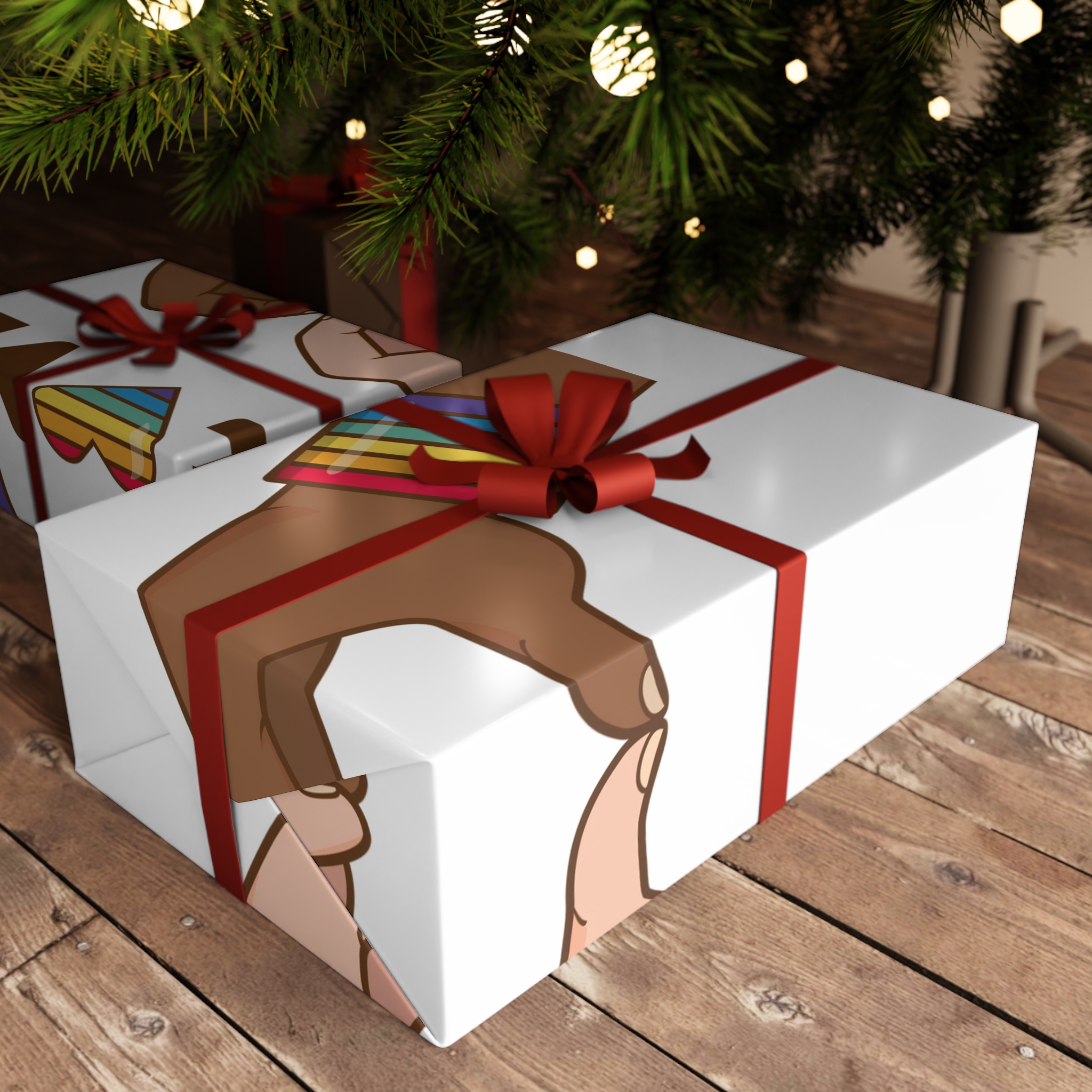 Lgbt Pride Element Collection Gift Wrapping Paper Sheets 1pc - Image 3