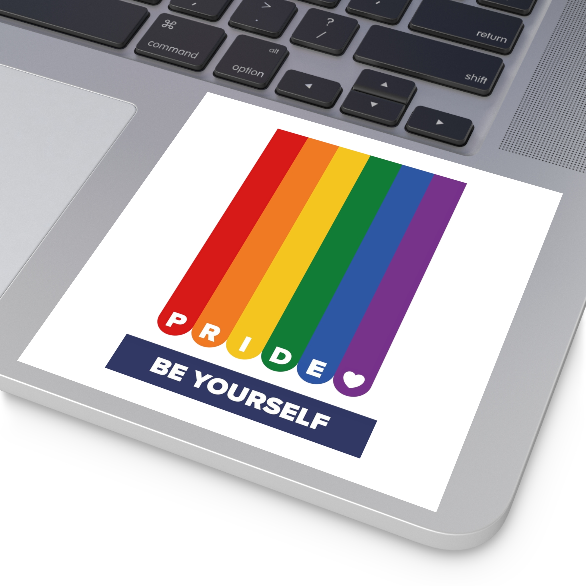 Lgbt Pride Month June Lesbian Gay Bisexual Transgender Lgbtq Flag Rainbow Vector Laminate Stickers Square - Image 35