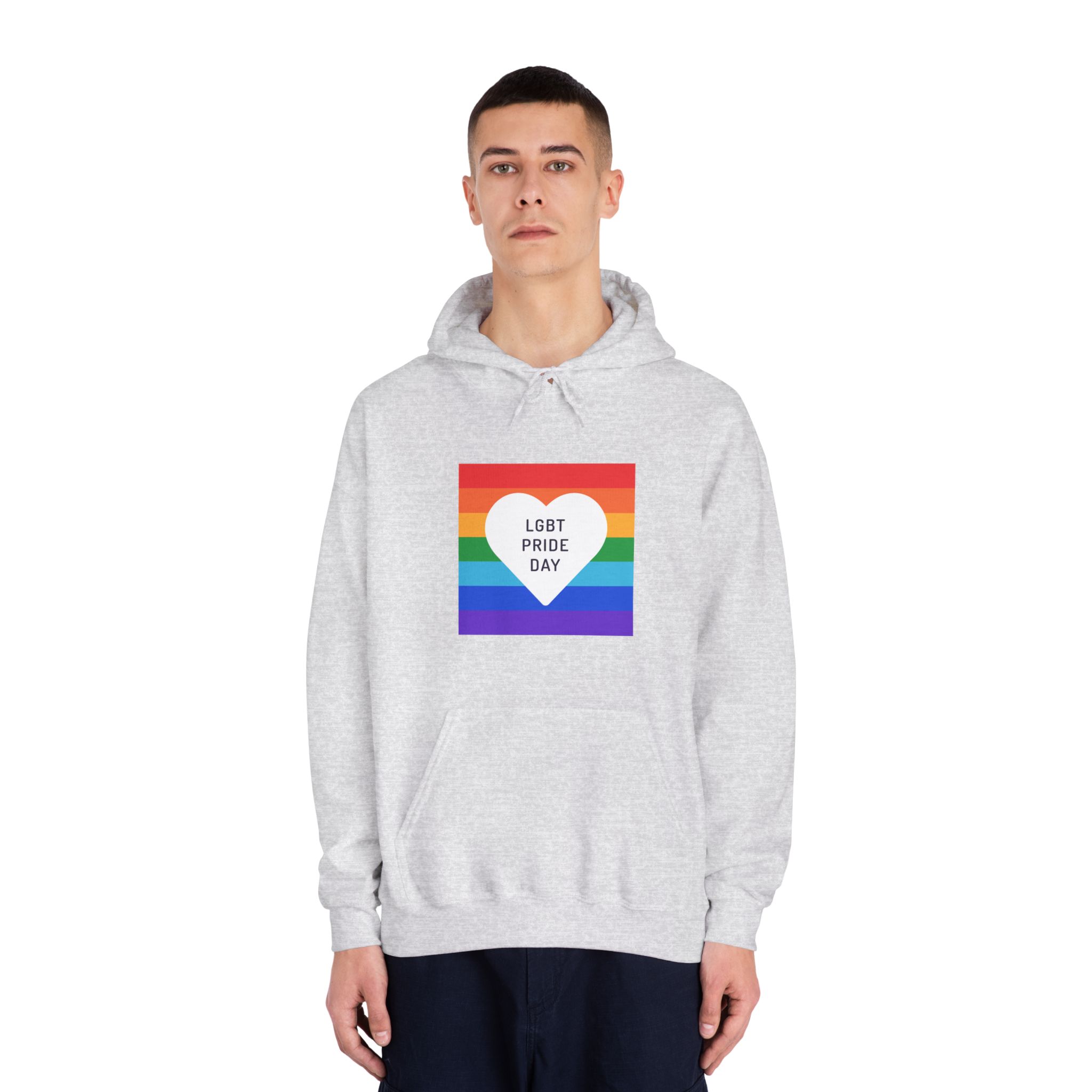 Pride Day 1 Unisex Dryblend Hooded Sweatshirt - Image 7