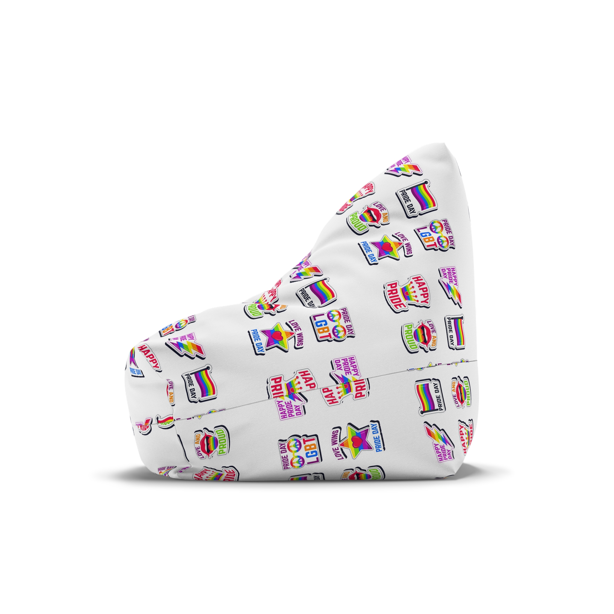 Label Collection With Pride Day Theme Bean Bag Chair Cover - Image 4