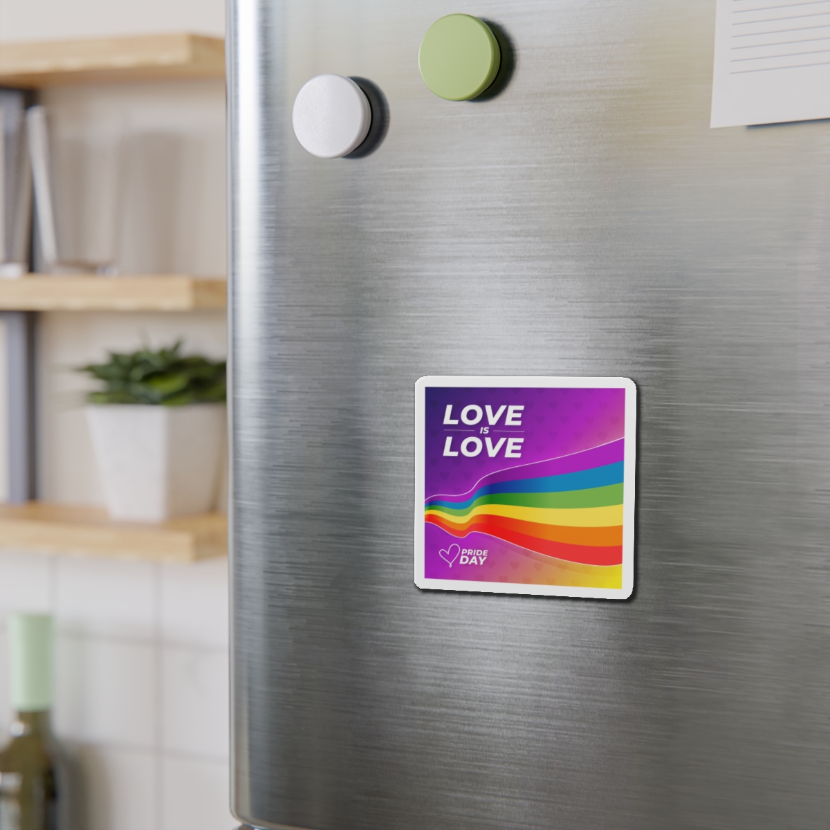 Colorful Pride Day Flag Concept Die Cut Magnets - Image 6