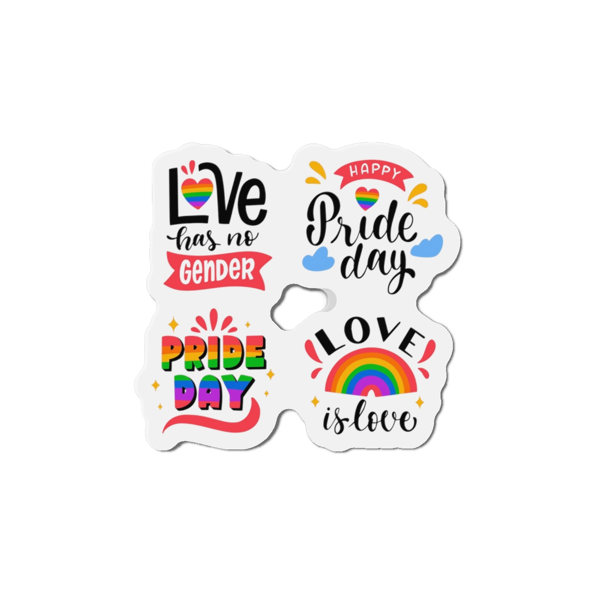 Hand Drawn Pride Day Label Collection(1) Die Cut Magnets - Image 10