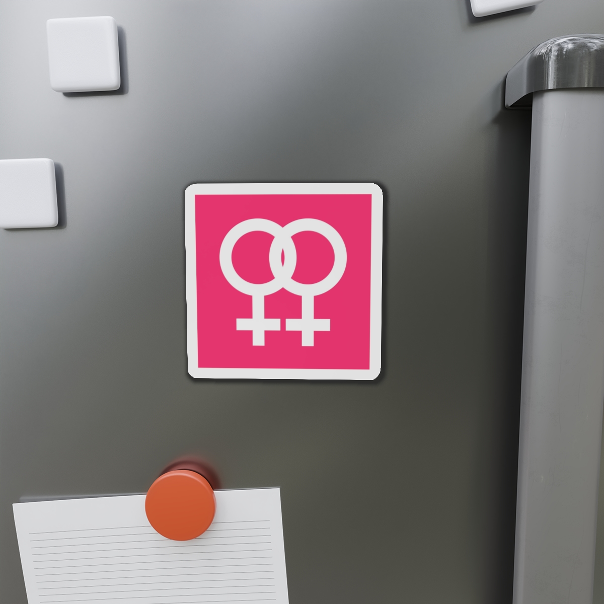 Lesbian Pride Design 2B26C2 Die Cut Magnets - Image 8