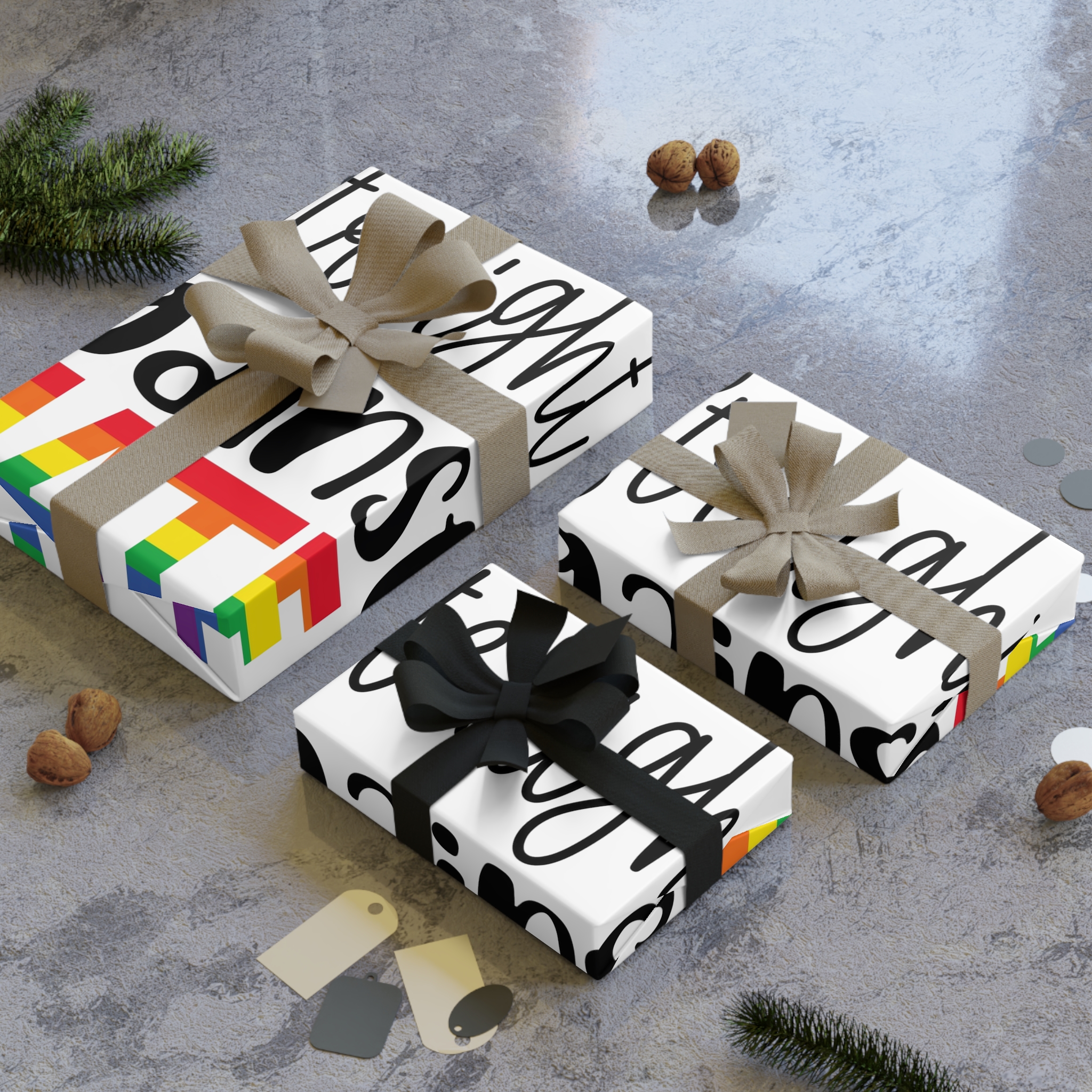 Gay Pride Svg Design(2) Gift Wrapping Paper Rolls 1pc - Image 4