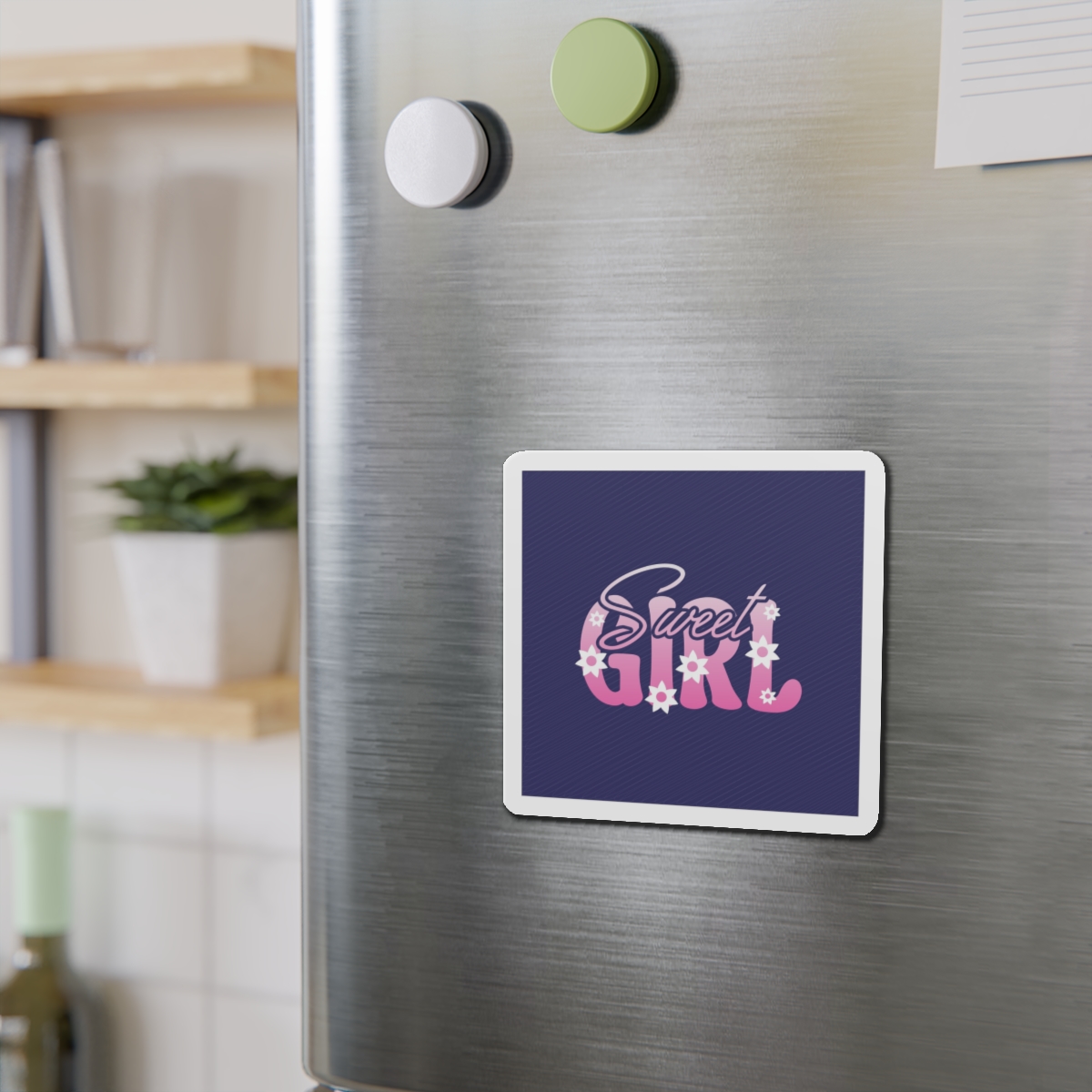 Lesbian Pride Design FE58A6 Die Cut Magnets - Image 9