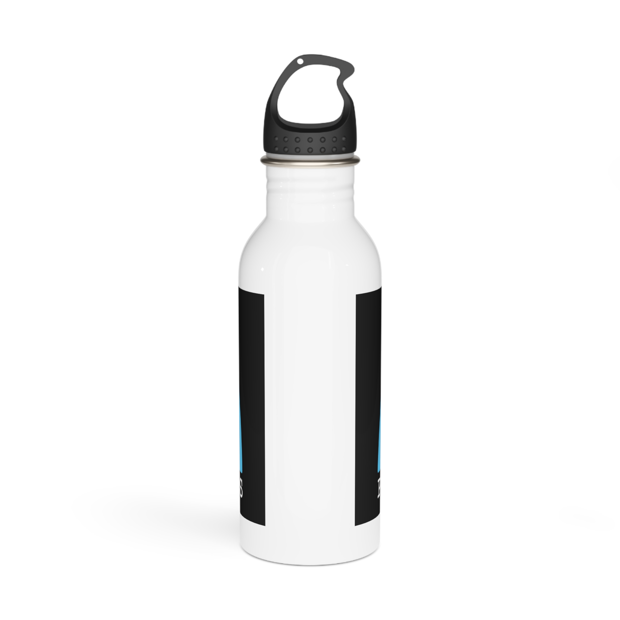 Poster That Says Protection Boys Their Kids Stainless Steel Water Bottle - Image 3