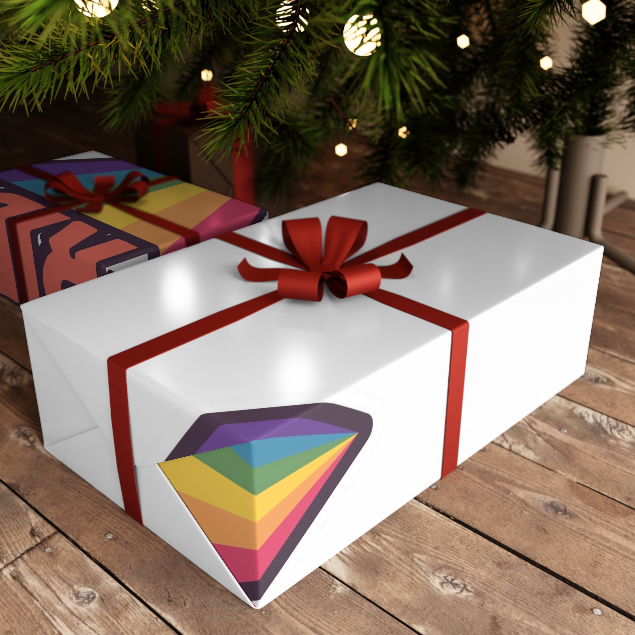 Pride With Rainbow(1) Gift Wrapping Paper Sheets 1pc - Image 3
