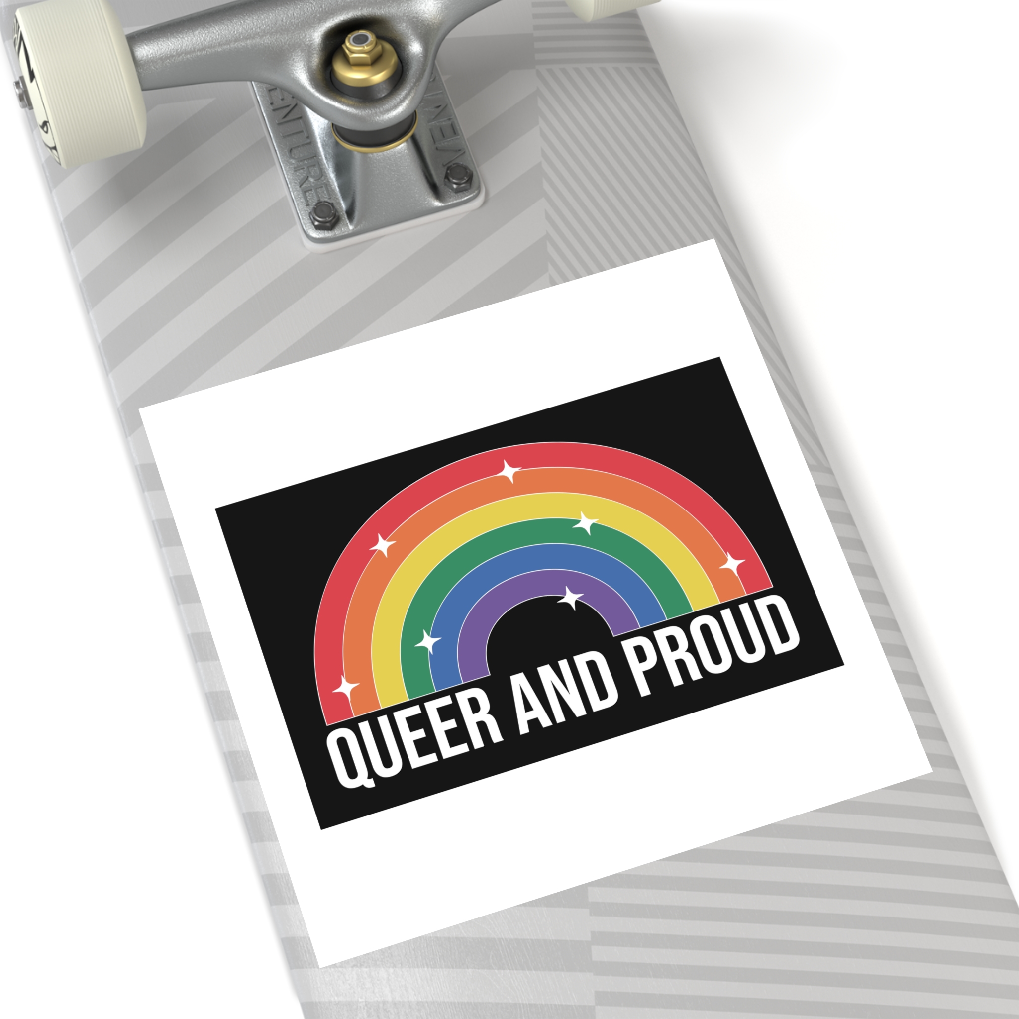 Pride Lgbtq Gay Typography Vector Tshirt Design(3) Laminate Stickers Square - Image 80