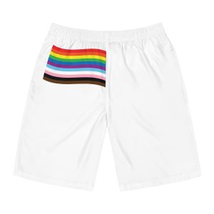 Vector Flat New Lgbtq Flag Mens Board Shorts Aop