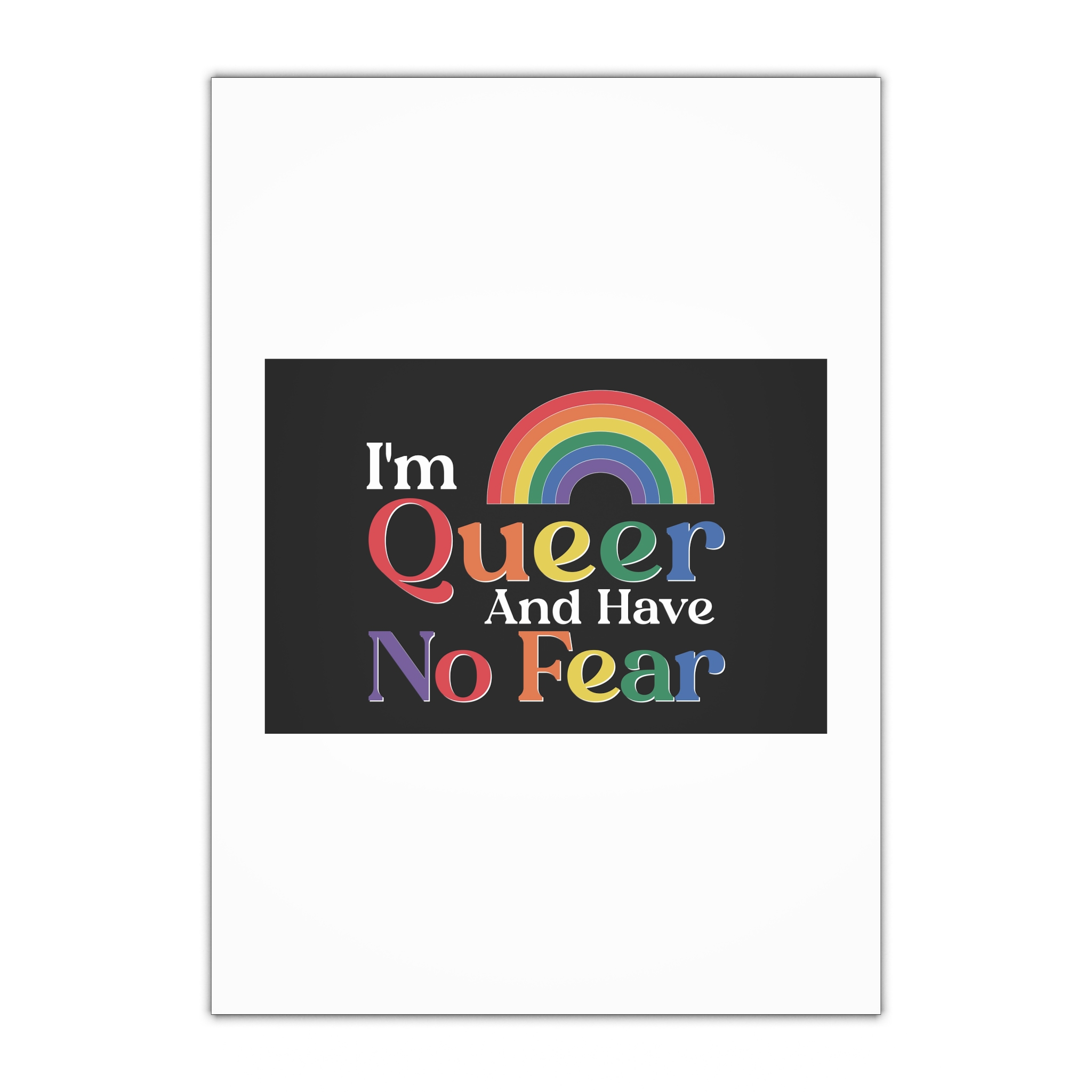 Pride Lgbtq Gay Typography Vector Tshirt Design(13) Gift Wrapping Paper Sheets 1pc
