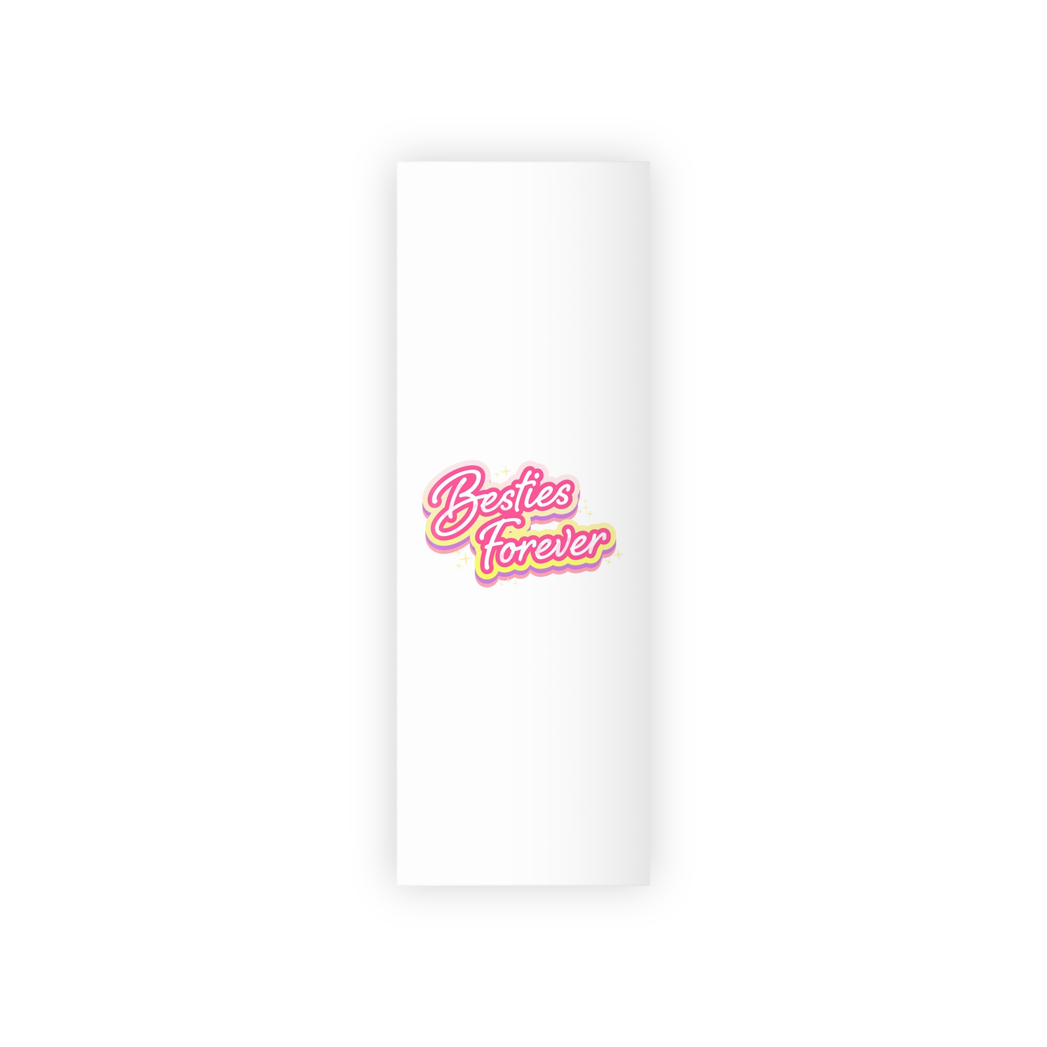 Pink Besties Forever Lettering Logo Gift Wrapping Paper Rolls 1pc - Image 5