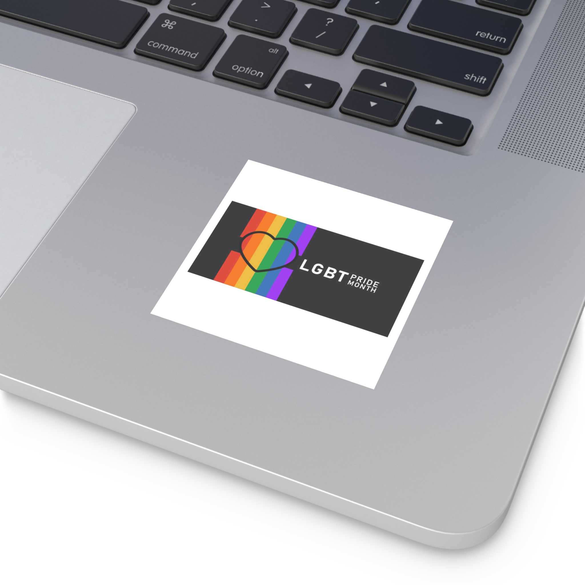 Pride Day Lgbtq Bg Laminate Stickers Square - Image 3