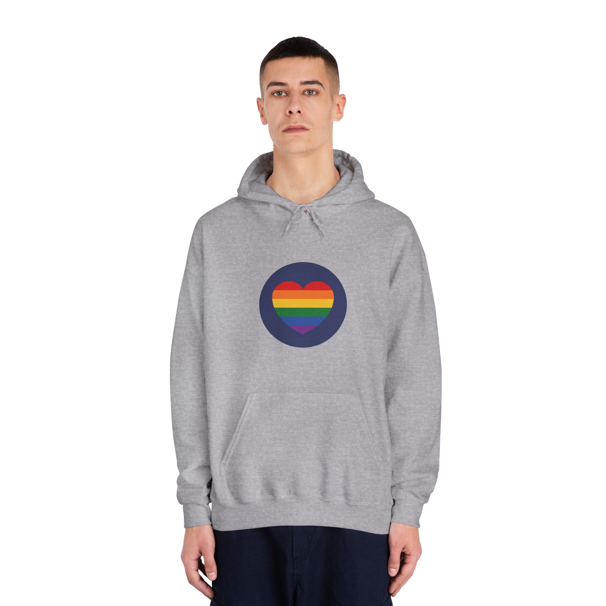 Lgbt Pride Month June Lesbian Gay Bisexual Transgender Lgbtq Flag Rainbow Vector(5) Unisex Dryblend Hooded Sweatshirt - Image 15