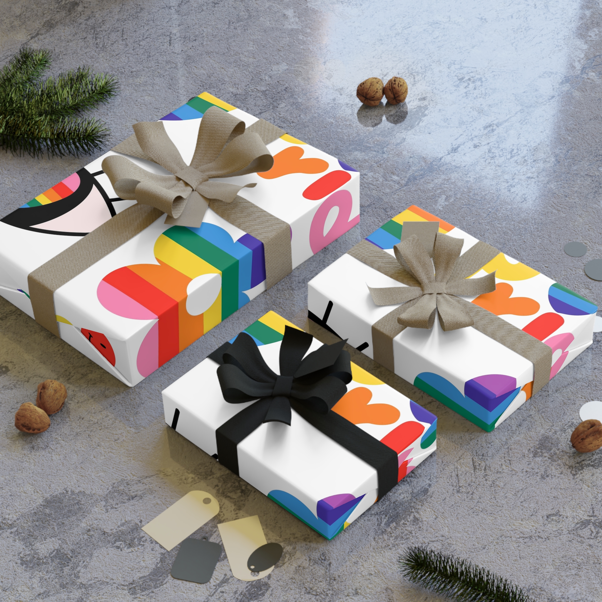 Pride Month Gift Wrapping Paper Rolls 1pc - Image 4