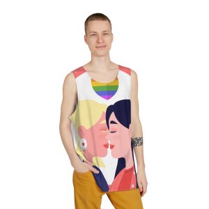Lesbian Kiss - Mens Tank Aop