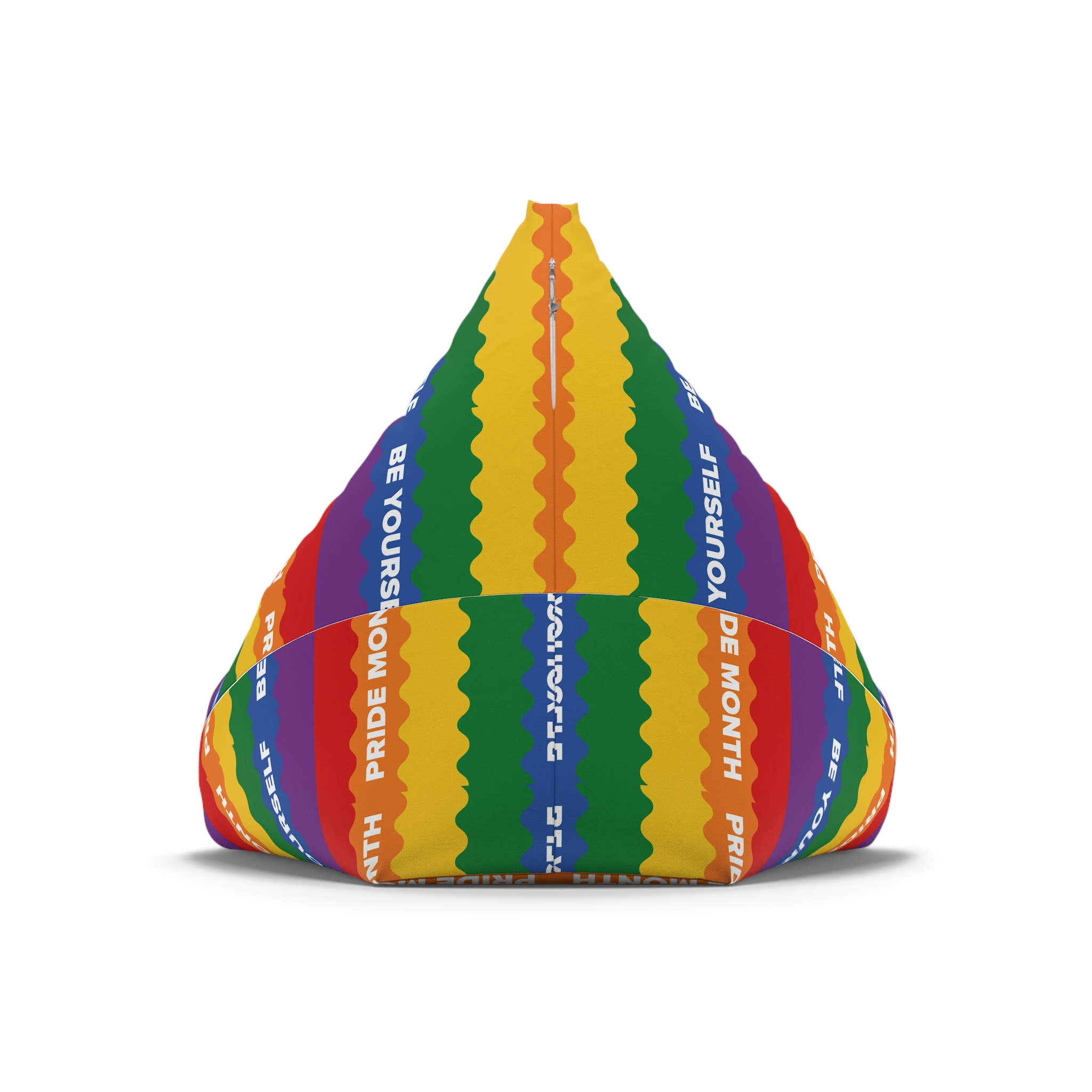 Lgbt Pride Month June Lesbian Gay Bisexual Transgender Lgbtq Flag Rainbow Vector Bean Bag Chair Cover - Image 6