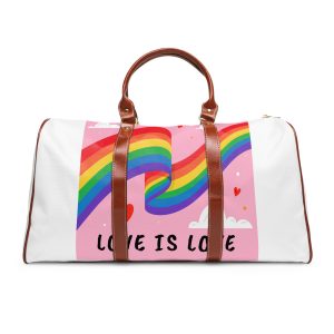 Colorful Flag Pride Day Waterproof Travel Bag