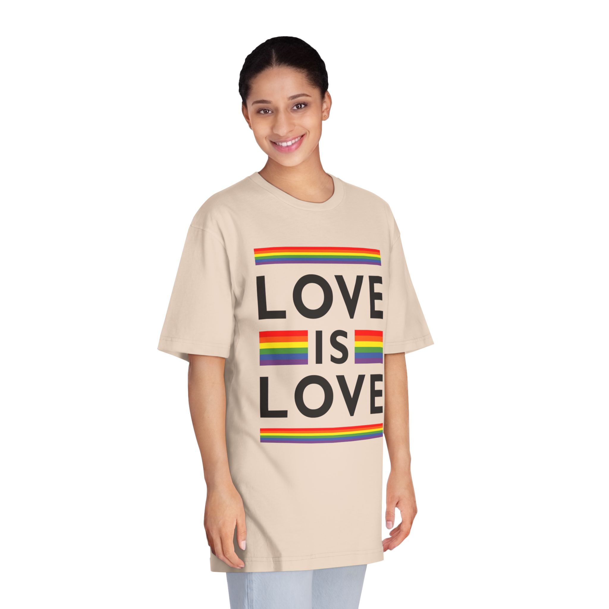 Love Is Love Lgbt Flag Symbol Pride Month Symbol - Unisex Classic Crewneck T Shirt - Image 11