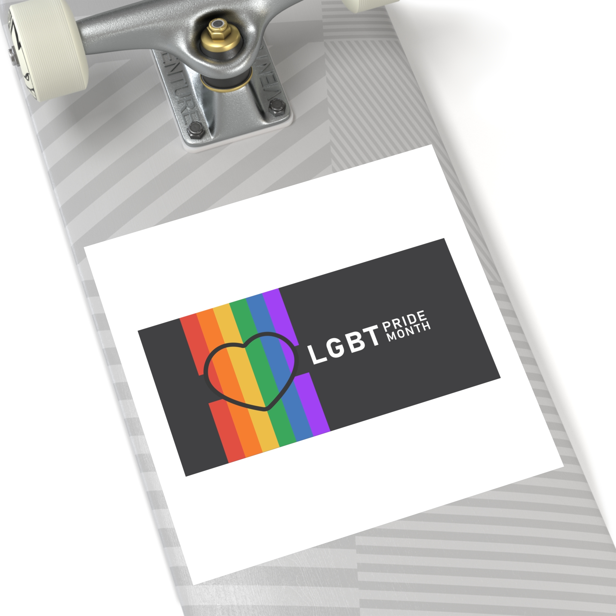 Pride Day Lgbtq Bg Laminate Stickers Square - Image 52