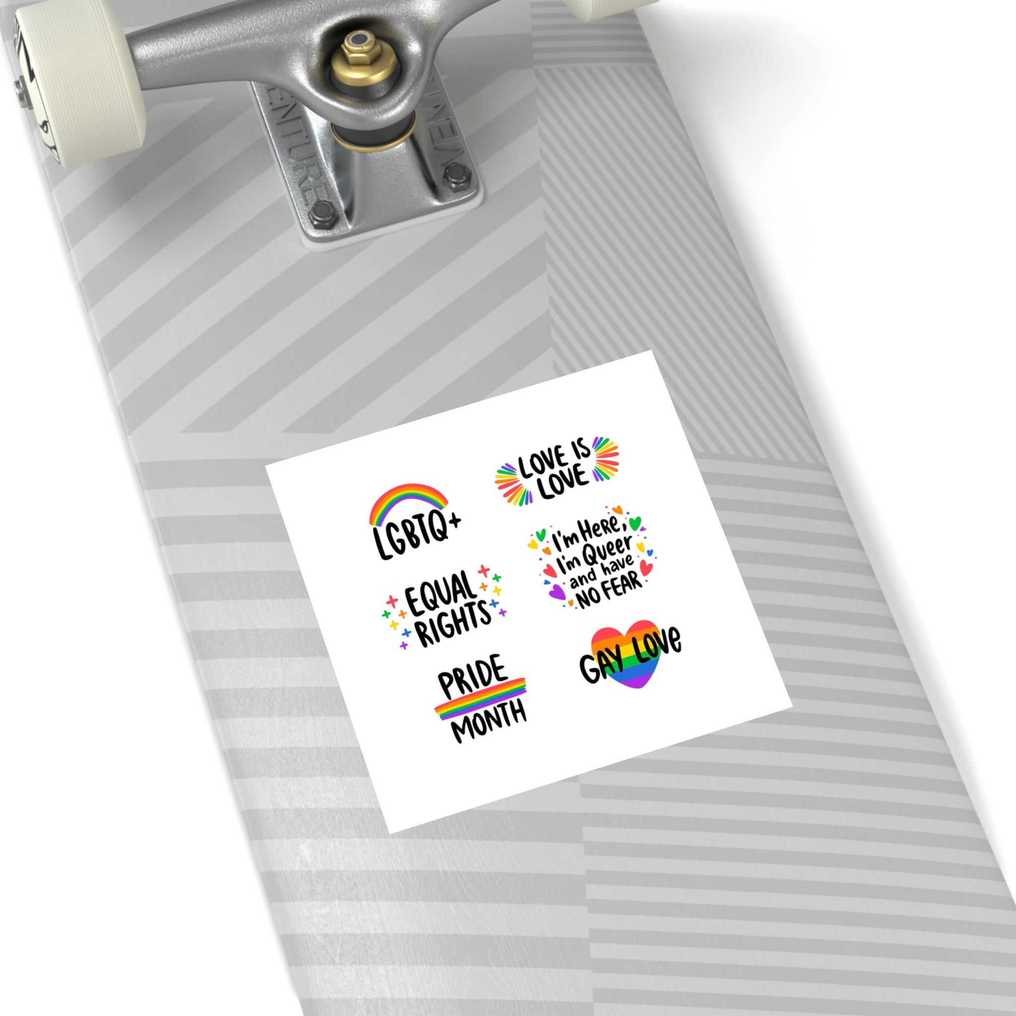 Labels Design Pride Day Event (1) Laminate Stickers Square - Image 36
