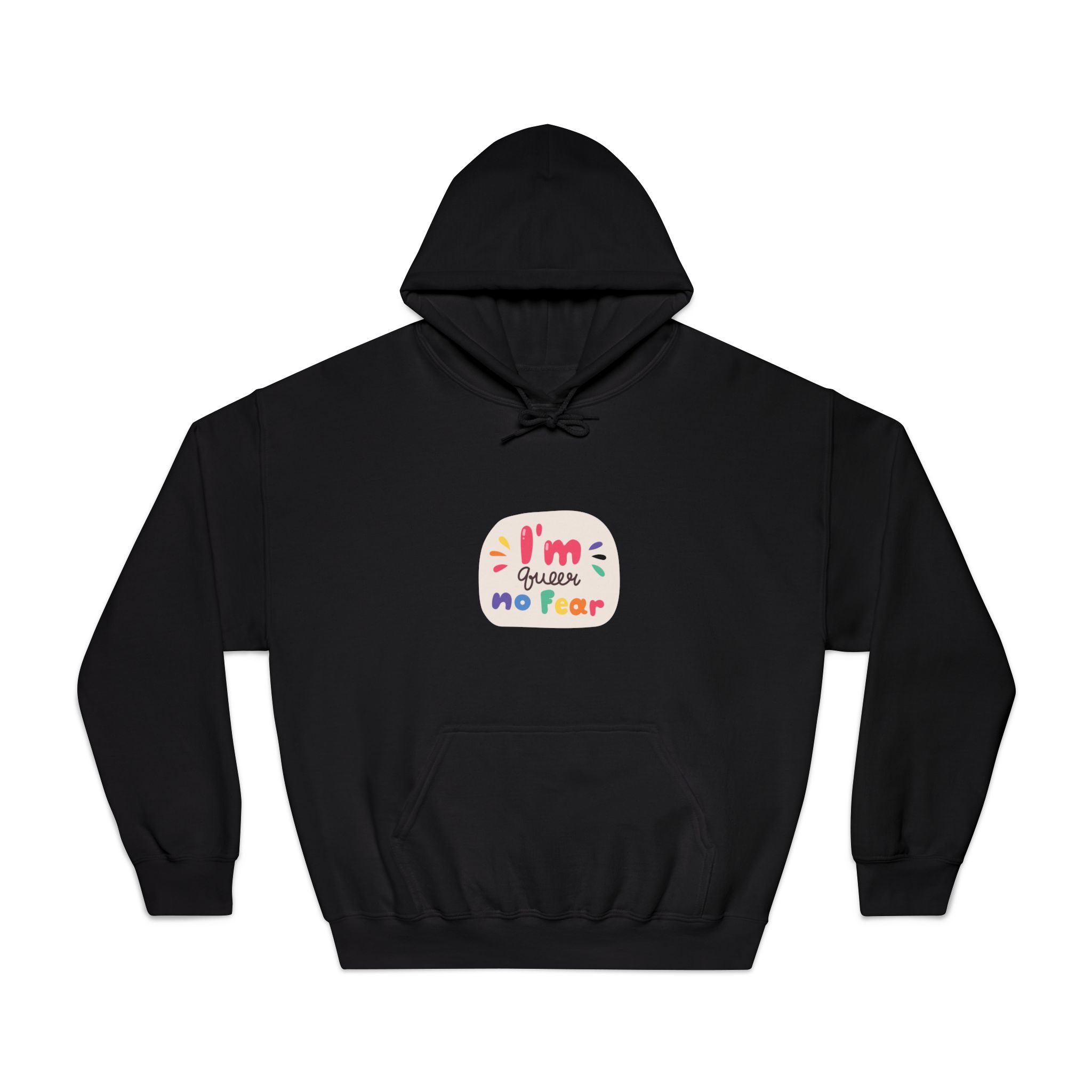 Lgbt Sticker Pack White Background Lgbtq Set Symbol Lgbt Pride Community Rainbow Elements Vector Hand Draw Illustration Hand Drawn Lettering(3) Unisex Dryblend Hooded Sweatshirt - Image 9