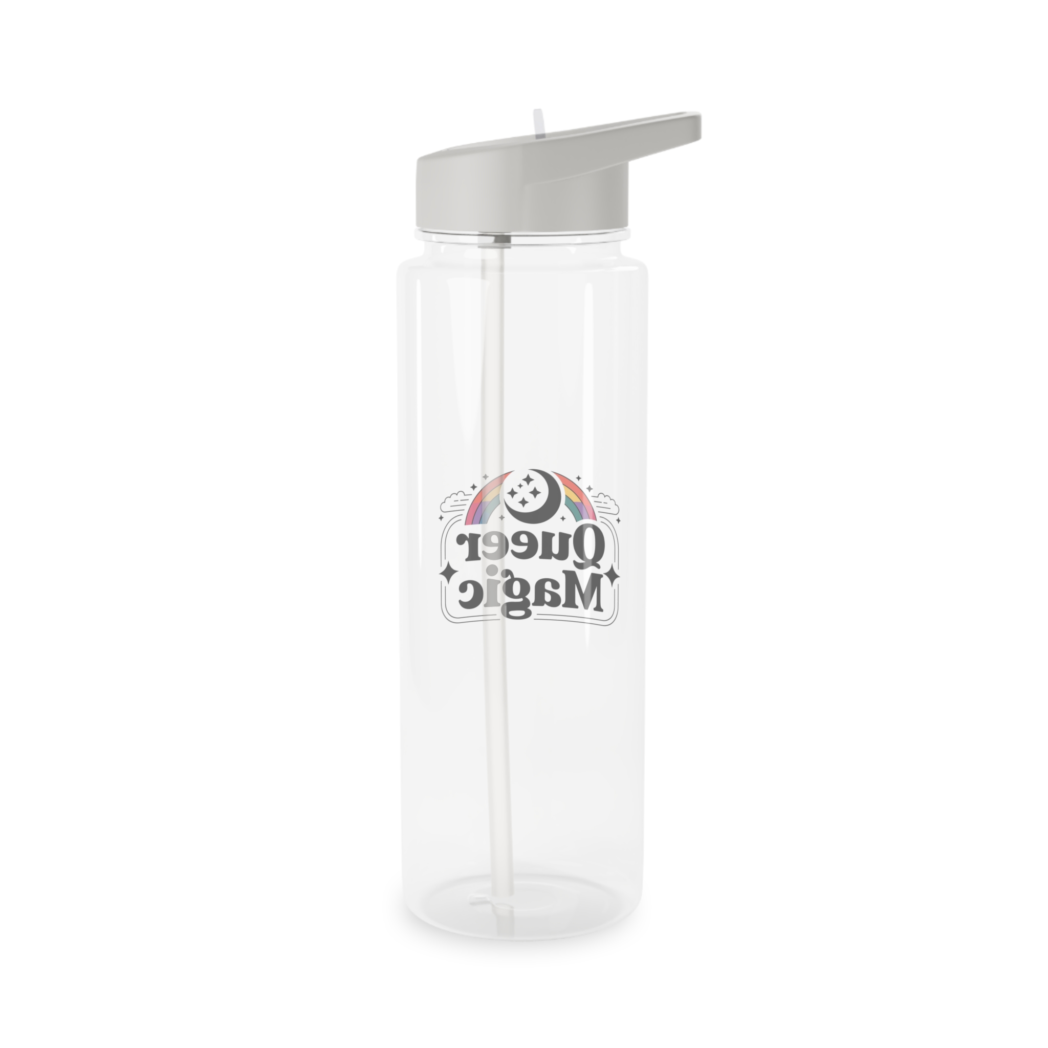 Queer Magic T Shirt Design Isolated White Background 2 Tritan Water Bottle - Image 6