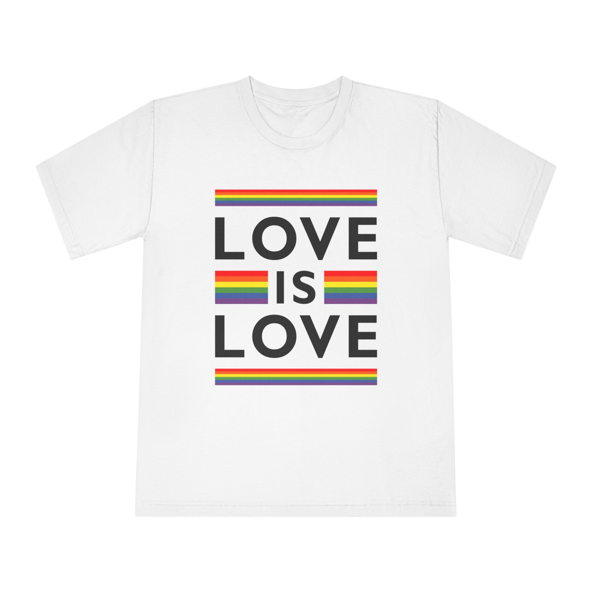 Love Is Love Lgbt Flag Symbol Pride Month Symbol - Unisex Classic Crewneck T Shirt