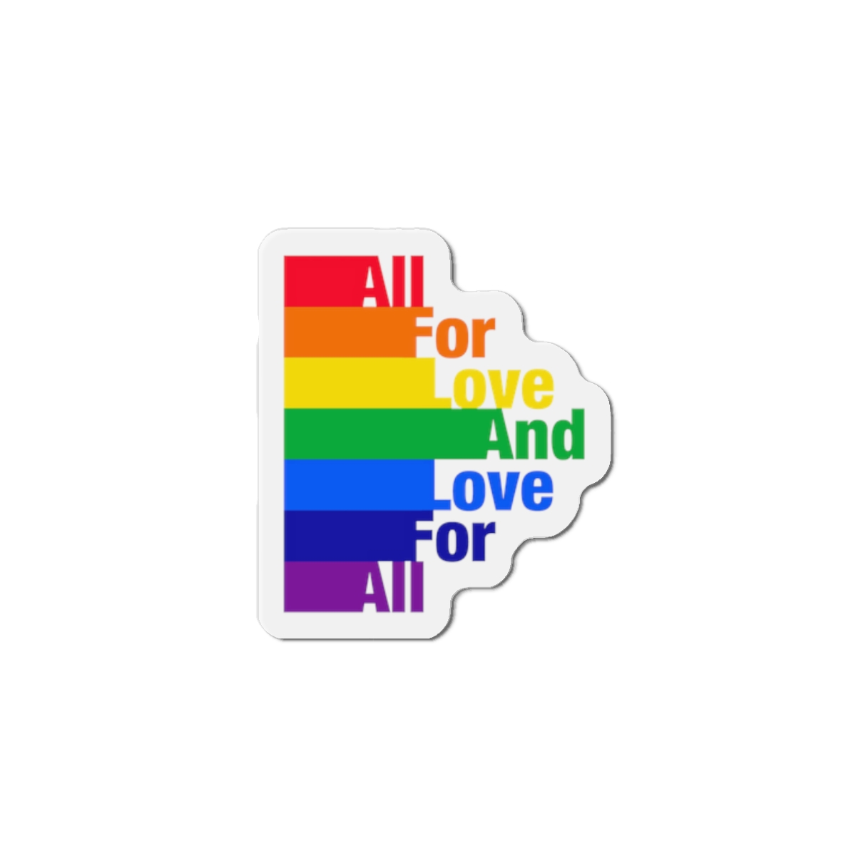 Pride Illustration Die Cut Magnets