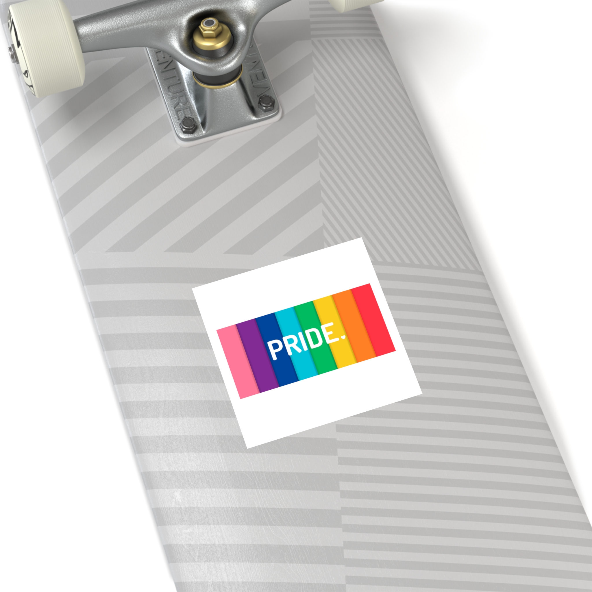 Rainbow Colored Background With Pride Concept Pride Month Laminate Stickers Square - Image 28