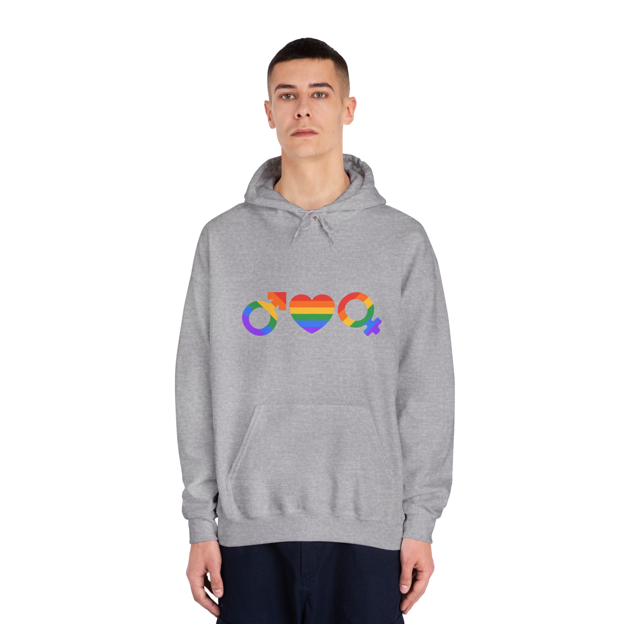 Lgbt Pride Month June Lesbian Gay Bisexual Transgender Lgbtq Flag Rainbow Vector(2) Unisex Dryblend Hooded Sweatshirt - Image 15