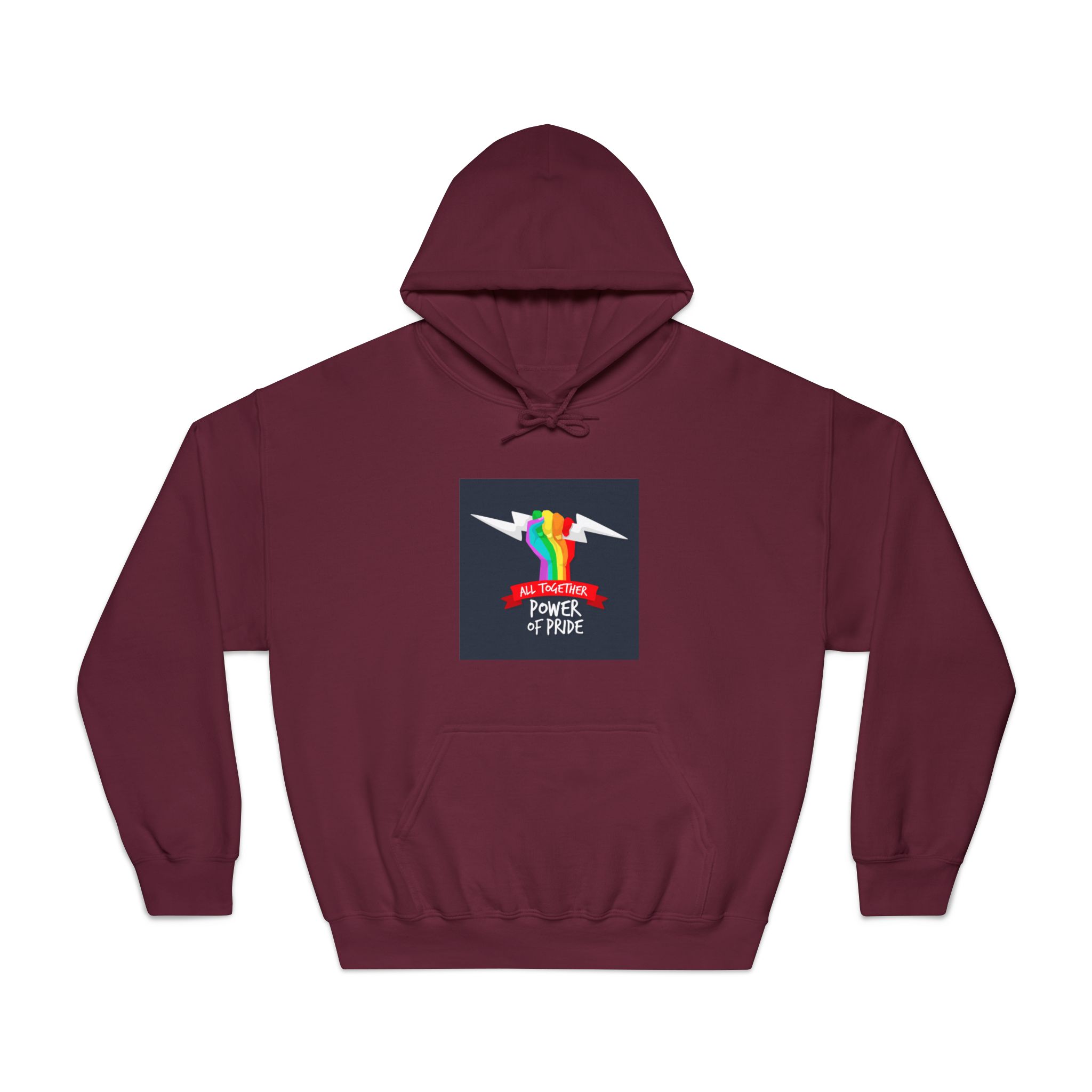Pride Day Event Theme Unisex Dryblend Hooded Sweatshirt - Image 17
