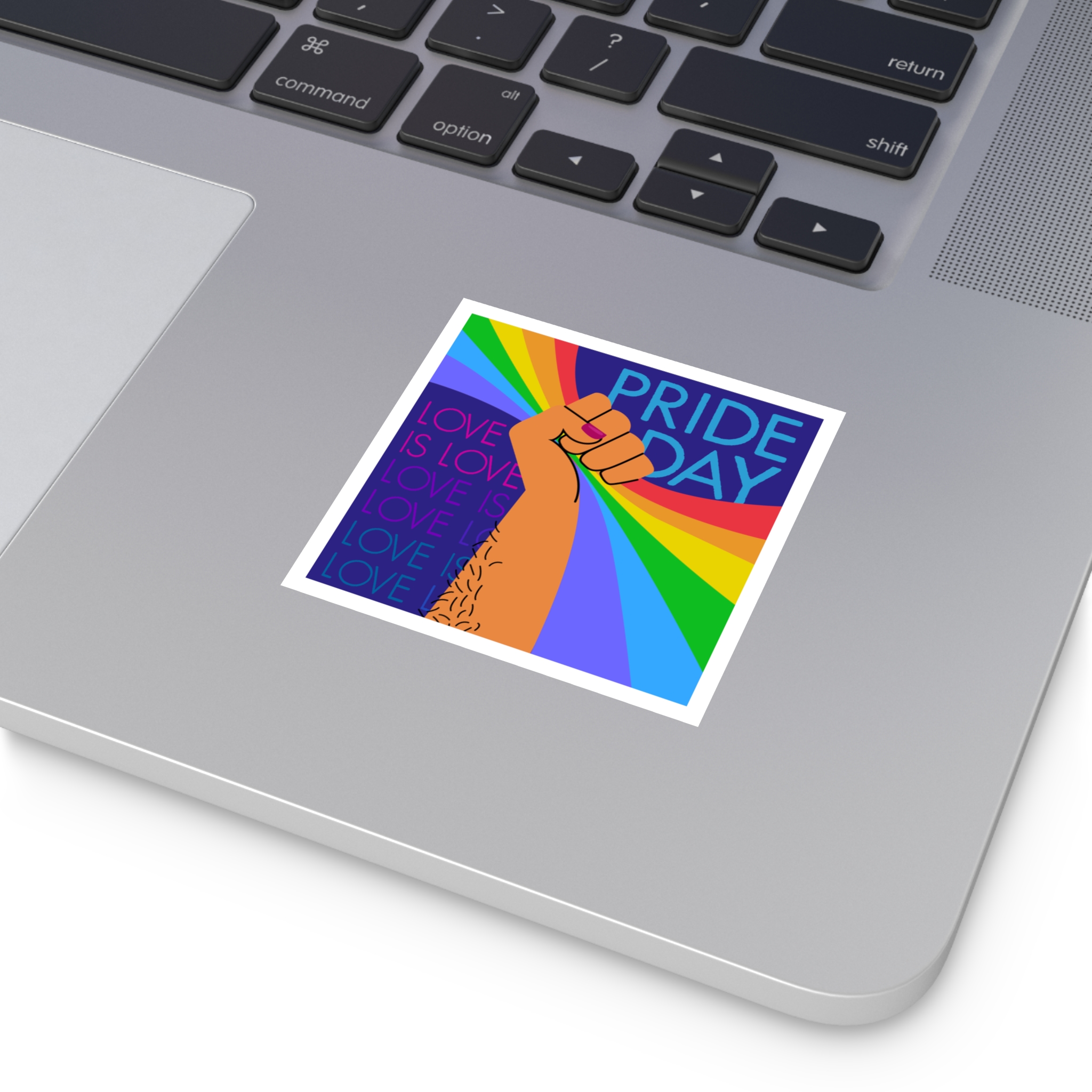 Pride Day Concept(1) Laminate Stickers Square - Image 15