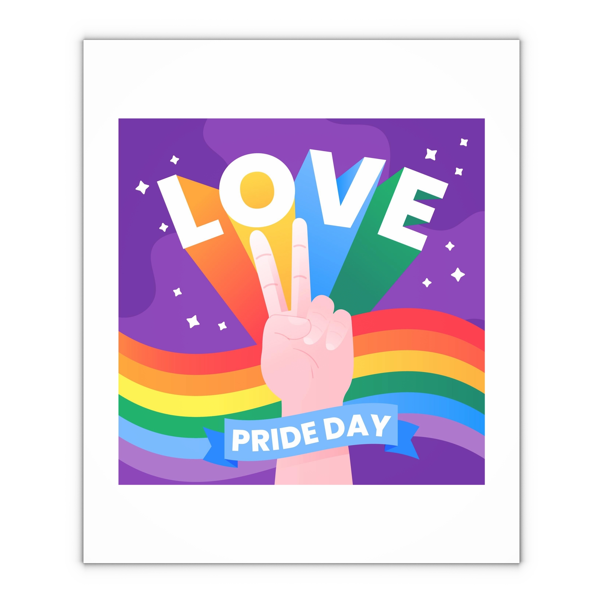Pride Day Event Message Design Gift Wrapping Paper Sheets 1pc - Image 4