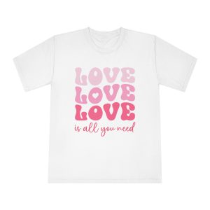 Valentine S Day Retro Typography T Shirt - Unisex Classic Crewneck T Shirt