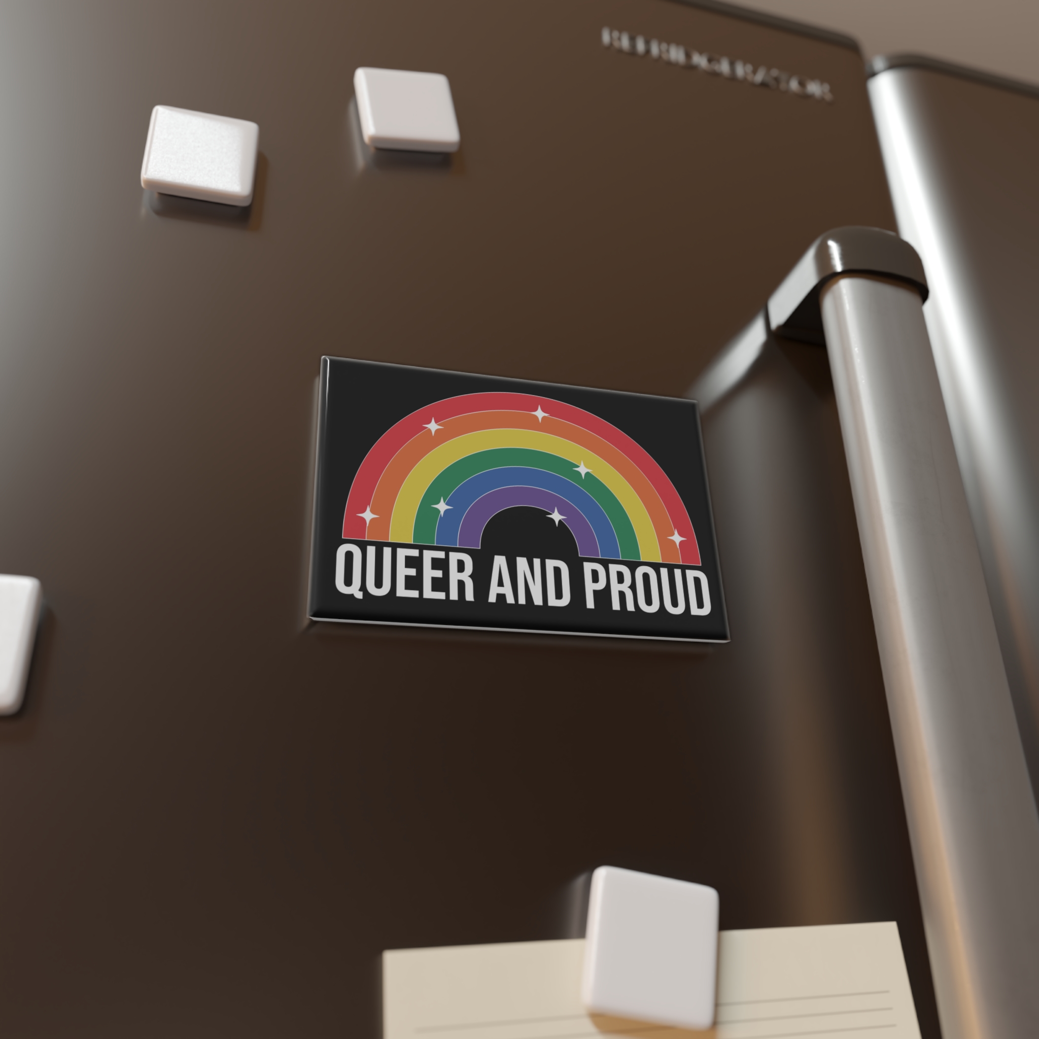 Pride Lgbtq Gay Typography Vector Tshirt Design(3) Button Magnet Rectangle 1 And 10 Pcs - Image 8