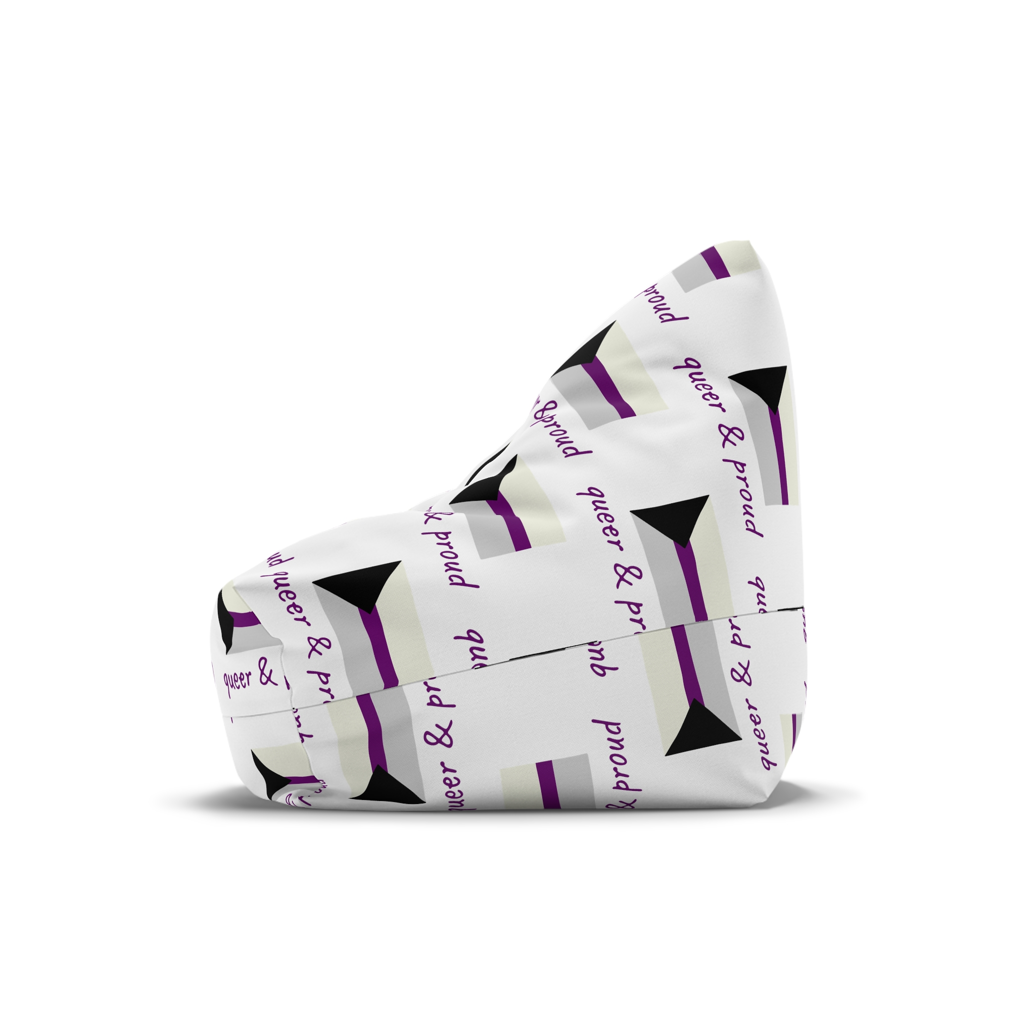 Colorful Demisexual Pride Flag Happy Pride Day Lgbtq Community Pride Month Vector Hand Drawn Doodle Posters Stickers Logo Cards Bean Bag Chair Cover - Image 4