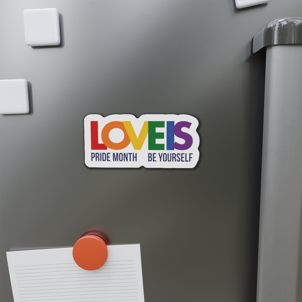 Lgbt Pride Month June 2026 Lesbian Gay Bisexual Transgender Lgbtq Flag Rainbow Love Vector Die Cut Magnets - Image 11