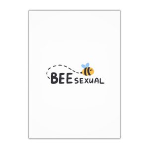 Symbol Bisexual Love Sign Non Binary Sexual Orientation Cute Lgbt Sticker With Phrase Lgbtq Concept Pride Month Design Element Decoration Flat Hand Drawn Isolated Vector Illustration Gift Wrapping...