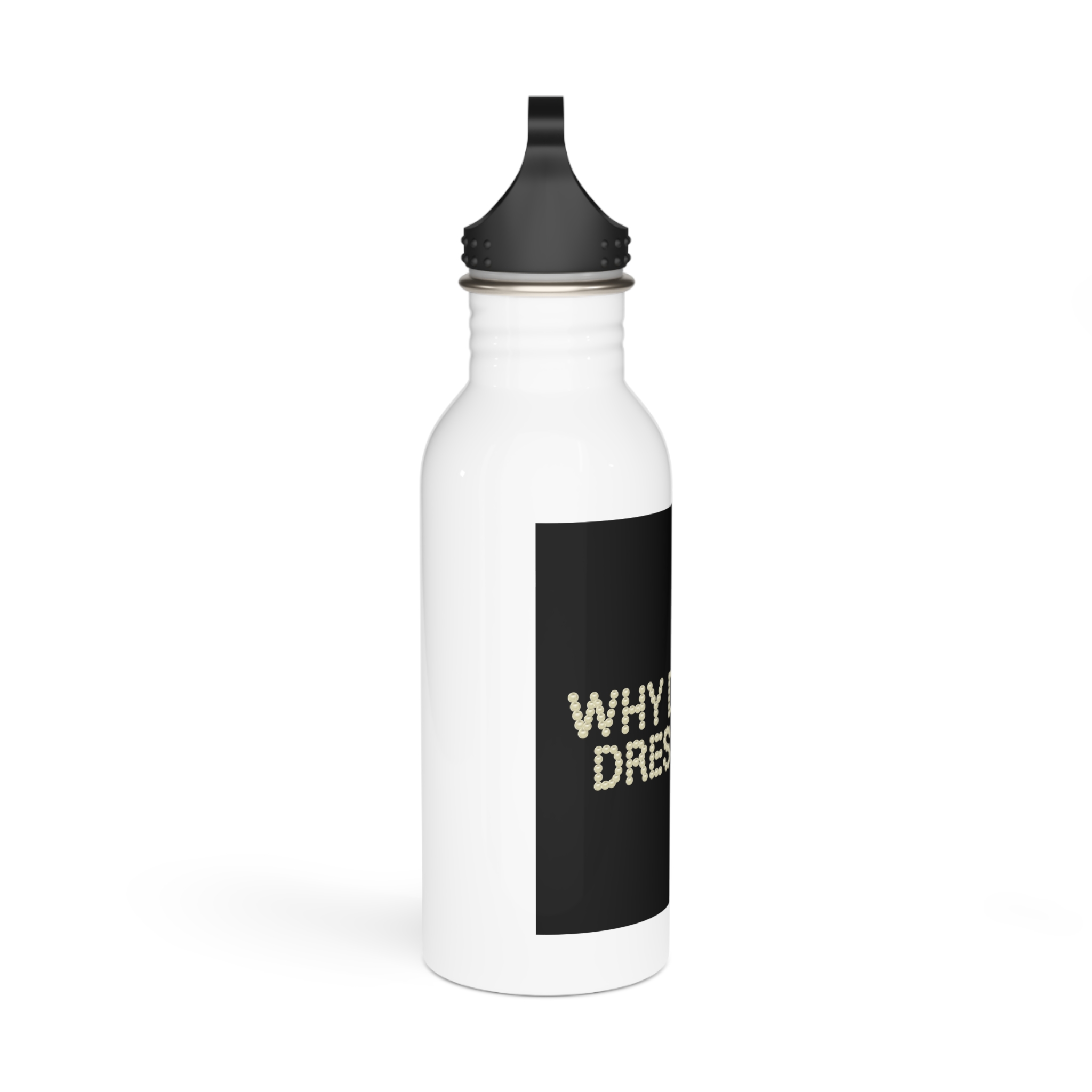 Lesbian Pride Design 20D8C4 Stainless Steel Water Bottle - Image 2