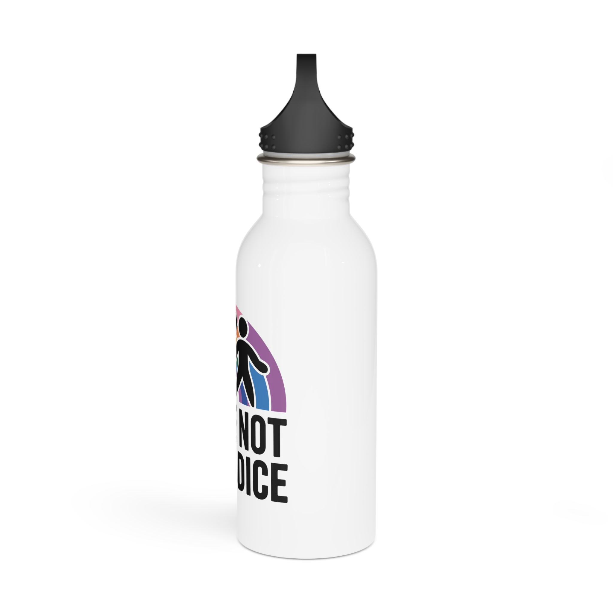Pride Prejudice T Shirt Design Isolated White Background Stainless Steel Water Bottle - Image 4