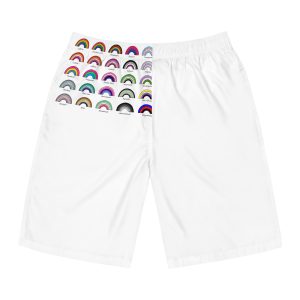Set Colorful Lgbtq Pride Flag Rainbows Gender Equality Sexual Identity Pride Flags Collection Lgbtqia Community Pride Month Mens Board Shorts Aop
