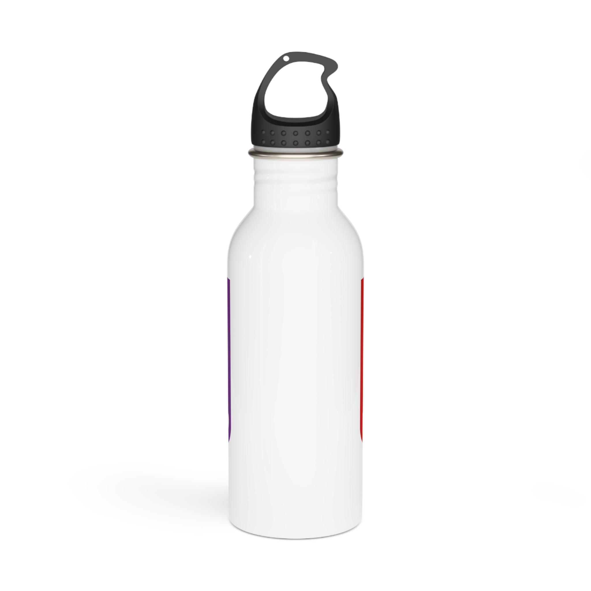 Lgbt Pride Month June Lesbian Gay Bisexual Transgender Lgbtq Flag Rainbow Vector(1) Stainless Steel Water Bottle - Image 3