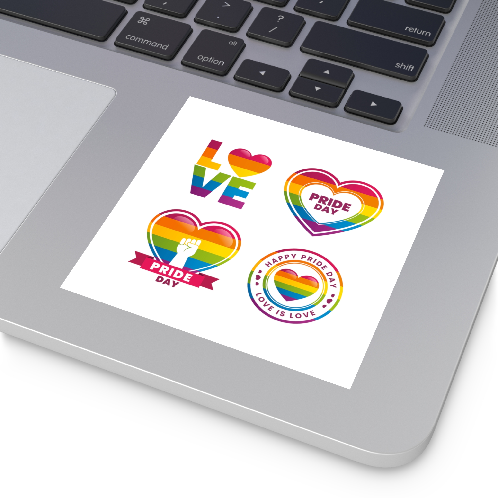 Label Collection With Pride Day Laminate Stickers Square - Image 71