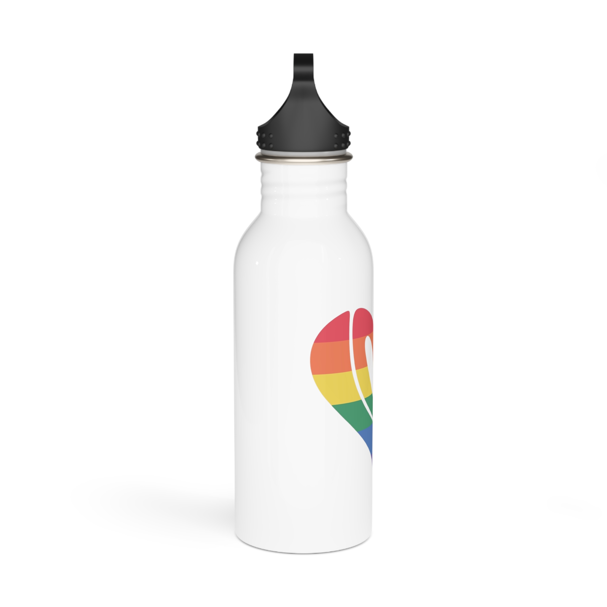 Pride Lgbt Gay Retro Tshirt Design Stainless Steel Water Bottle - Image 2