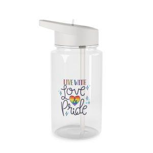 Pride Day Lettering Concept Tritan Water Bottle