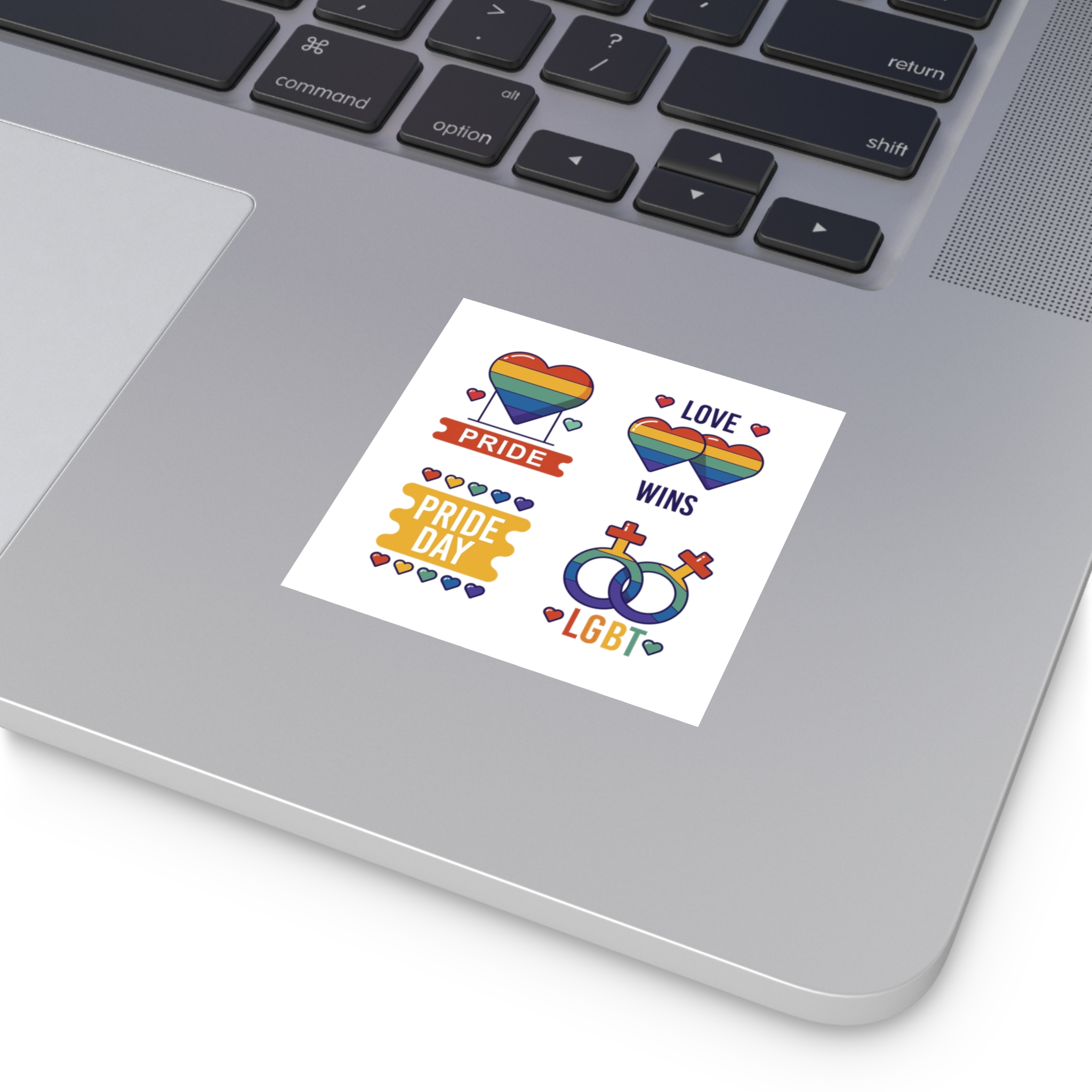 Pride Day Label Collection Concept Laminate Stickers Square - Image 11