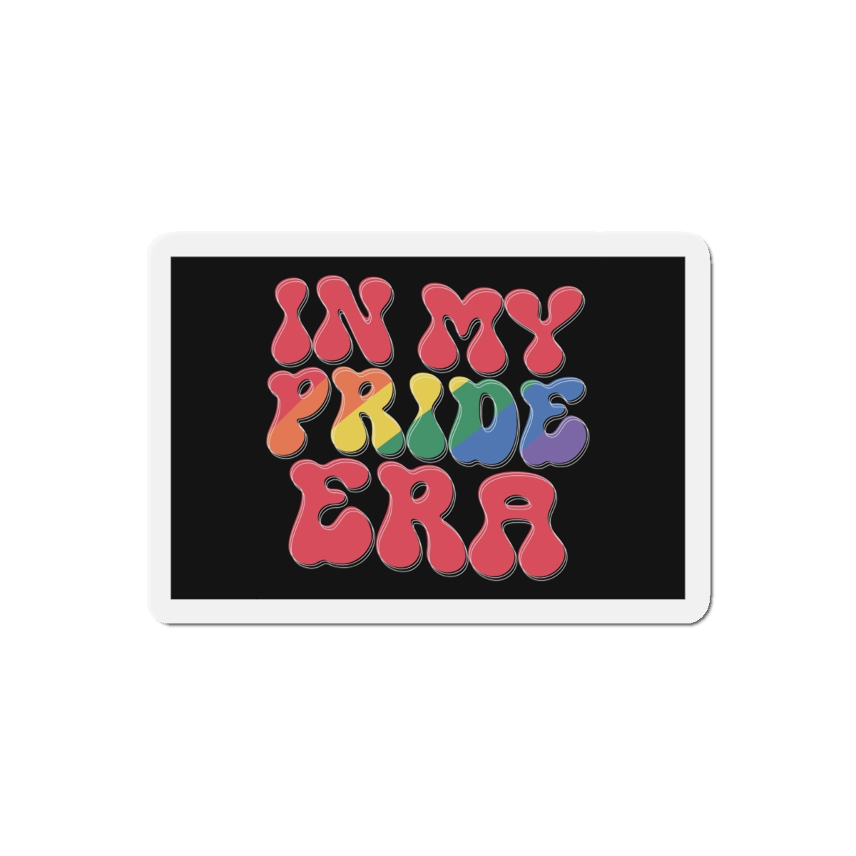 Word I My Rainbow Die Cut Magnets - Image 10